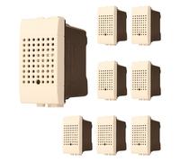 8 Pezzi Ronzatore 220V 50W, Compatibile con Bticino Living Light, Colore Bianco, Segnalatore Acustico per Bagno, Serie MBL, 1 Modulo