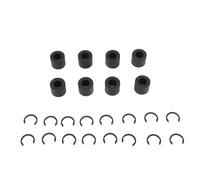 8 Pezzi Rullo di Gomma Risoluzione per Cricut Maker 3, 8mm Impedisce lo Scivolamento Rulli di Ricambio con 16 Anello di Fissaggio, Ruota di Ricambio Guida Mat per Taglio