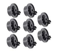 8 pezzi Ruota for lavastoviglie 165314 Ruota for cestello inferiore for lavastoviglie compatibile con Whirlpool e compatibile con lavastoviglie Kenmore