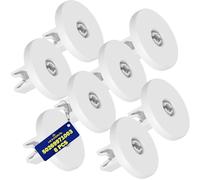 8 Pezzi Ruote Cestello Inferiore Lavastoviglie 50269971003 per Electrolux per Zanussi per Rex per Juno Garanzia di 10 Anni - Monteral