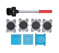 8 Pezzi Ruote per Mobili, Set Sposta Mobili Spostare Mobili, 4 Ruote Pesanti Trasporto Di Mobili Rotazione Di 360 Gradi Rotelle per Spostare Sollevatore Mobili, Sposta Mobili Con Ruote