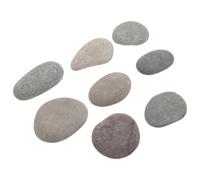 8 Pezzi Sassi da Dipingere in Pietra Liscia per Hobby e Insegnanti | Ciottoli di Fiume Levigati, Superficie Liscia per Pittura e Stencil, Decorazioni per Casa e Giardino