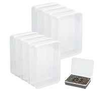 8 Pezzi Scatola per Carte da Gioco Trasparente 105*76*25 mm Custodie Vuote Custodia Trasparente per Carte da Gioco Scatole Piccoli contenitori Plastica Riutilizzabile Contenitore di plastica