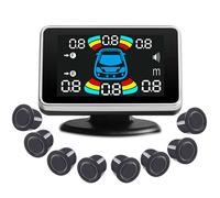 8 pezzi Sensore Parktronic per auto Radar di retromarcia Elettronica A