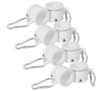 8 Pezzi Set Clip per Bandiera Anelli Inossidabile 360° | Compatibile Bandiere da Esterno, senza Attrezzi, Resistente al Vento, Adatto a Proprietari e Gestori Immobiliari