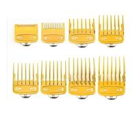 8 Pezzi/set, Compatibile Con Wahl, Tagliacapelli Universale, Pettine Guida, Protezioni For Tagliacapelli 1,5/3/4,5/6/10/13/19/25 Mm(8pcs Gold)