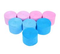 8 Pezzi Set di Festoni in Carta Crespa Rosa e Blu per Feste | Decorazioni Appese Leggere, Facile da Rimuovere, Look Festivo e Testurizzato, per Celebrazioni Varie e Stagionali