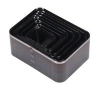 8 Pezzi Set di Fustelle per Taglio in Pelle, Set di Taglierine per Punzonatura Rettangolari Strumento per Fustellatura in Pelle Cava per Artigianato Fatto a Mano Fai da Te, #3