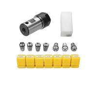 8 pezzi/set ER11A 5 mm motore diametro interno asta di prolunga + 7 x 1 mm-7 mm ER11 fresatura molla mandrino supporto albero for incisione tornio CNC(ER11-5mm)