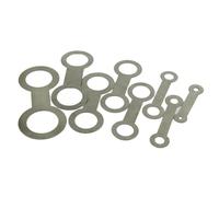 8 Pezzi/set In Acciaio Inox Sassofono Pad Rimovibile Manuale Professionale Sax Soprano Kit di Riparazione Strumento Musicale Hardware