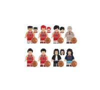 8 pezzi/set The First Slam Dunk Building Blocks Action Figures Set di giocattoli da collezione Decorazione