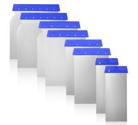 8 Pezzi Spatole Giapponesi, Set Spatole Metalliche Flessibili 41/68/88/105 mm per Stuccatura, Raschiatura, Livellamento e Riempimento, Spatole per Pittura e Lavori di Rifinitura