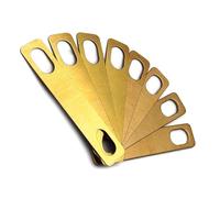 8 Pezzi Spessori Per Manico Per Chitarra, Spessore 0,2 Mm, 0,5 Mm, 1 Mm, Set Di Spessori In Ottone Per Connessione, Piastra Per Collo Imbullonata, Strumento Di Riparazione Del Collo strumenti di ripar