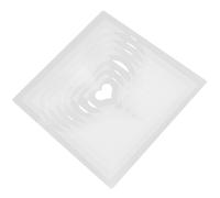 8 Pezzi Stencil da Disegno Riutilizzabile in PET | Modello per Pittura Artistica, Bianco, per Craft e Compiti dei Ragazzi, Durevole