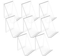 8 pezzi supporti acrilico per riviste e libri ufficio