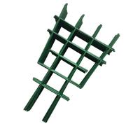 8 Pezzi Supporto per Piante Rampicanti Robusto, in Plastica Verde | Facile da Inserire nel Terreno, Lavorazione Fine, Pratico per Giardinaggio e Uso Domestico