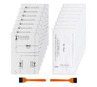8 Pezzi Tagliabile Filtro Aspirapolvere per Miele Classic C1 Set, Protezione Motore Compatibile con Pennello Completo, Filtro di Scarico per SF-SAC 20/30 S240 S250 S290 S300