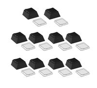 8 pezzi Tasti di sublimazione tintura Tasti di profilo Qi PC Tasti Cap 1U Tasti Tasti Tasti durevoli Set di Tasti per il gioco con tastiera meccanica durevole