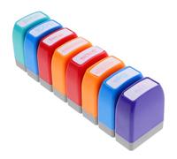 8 Pezzi Timbri Colorati per Insegnanti, Set da Valutazione | Feedback Vario per Studenti, Uso a Scuola e Home Education, Plastica Sicura, Versatile