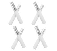 8 Pezzi Tubo per Ciglia Vuoto 10ml in Plastica, Contenitore Bianco | Olio Ciglia e Cosmetici Liquidi, Chiusura Ermetica Anti Perdita, Viaggio e Borsa Make-up