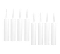 8 Pezzi Tubo Sigillante Ricaricabile in Plastica Bianco per Mastice