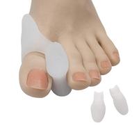 8 Pezzi Tutore Alluce Valgo Correttore Separatore in Morbido Silicone Protezione Dolore Borsite Distanziatore Raddrizza Dita a Martello Piedi Protettore Supporto Uomo Donna