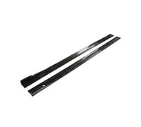 8 Pezzi Universale 2M/2,18M Estensione Della Minigonna Laterale Piastra Di Del Paraurti Per Nissan Auto Minigonne Laterali(B Glossy Black218)