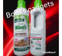 8 Pezzi Winni's Detergente Pavimenti Legno & Superfici Pregiate Olio Lino 40 Lav