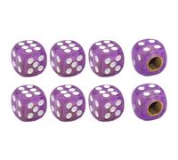 8 Pezzi YOU.S Tappi Valvola Cubo Con Guarnizione In Viola Per Auto PKW LKW
