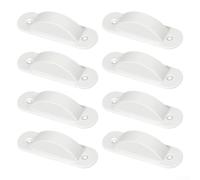 8 piastre di copertura per interruttori da parete per interruttori della luce standard a prova di bambino, ambiente domestico sicuro per bambini piccoli (bianco)