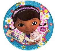 8 piatti grandi in cartoncino 23 cm Dottoressa Peluche Doc Mc Stuffins