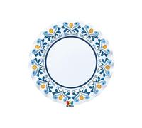 8 Piatti Piani 25cm decorato Capri