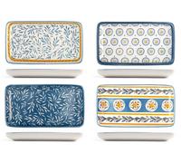 8 Piatti Salina/Tropea 18X10Xh2 Porcellana