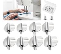 8 piedini per cucitrice a rullo, 3 mm 10 mm, accessori per la casa, cucito in acciaio inox, orlo arrotolato, piedino per cucitura, accessori per cucito per uso domestico e commerciale