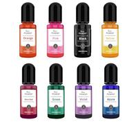 8 pigmenti colorati per colata in polvere per calcestruzzo intonaco, vernice epossidica, colori per resina concentrati per resina colata, polvere di colata pigmenti per calcestruzzo per rivestimento
