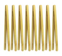 8 Pinze per Barbecue in Bambù, Toaster Sandwich Pinze, Pinze per Raclette, Pinze da Cucina, Pinze per Barbecue Coreano e Hot Pot