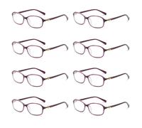 8 Pk da Donna Blu Luce Blocco Occhiali da Lettura per Computer Carta Lavoro