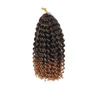 8 pollici Ombre sintetico Curl Bounce Crochet Hair Afro Kinky Curly Crochet Trecce(1B/27HL)