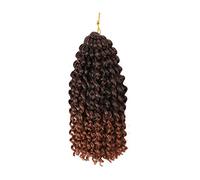 8 pollici Ombre sintetico Curl Bounce Crochet Hair Afro Kinky Curly Crochet Trecce(T1B/30)