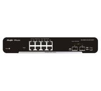 8-Port Gigabit L2 Managed Switch 8 Gigabit RJ45 Ports 2 SFP Slots Desktop Steel Case NEW