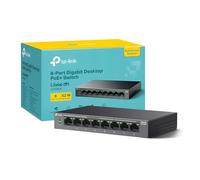 TP-Link 8-Port Gigabit Desktop Switch with 8-Port PoE+, up to 16 Gbps switching