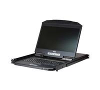 8-Port PS/2-USB VGA Single Rail WideScreen LCD KVM Switch
