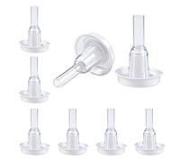 8 preservativi per orinatoio da uomo, 25 mm, trasparenti, monouso, autoadesivi e in silicone, delicati sulla pelle e traspiranti, per incontinenza, catetere esterno per uomini (25 mm)
