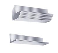 8 profili angolari in alluminio, 25 x 25 x 3 mm, lunghezza 300 mm, profilo a L, profilo in alluminio, per progetti fai da te e soluzioni strutturali