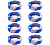 8 protezioni in silicone per bagagli proteggono e preservano la durata del tuo compagno di viaggio che riduce il rumore dei copricerchi dei bagagli, B, One Size