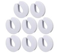 8 protezioni per morsetti per dita, fermaporta di sicurezza, serrature per porte a prova di bambini, protezione per morsetto in schiuma, coperture morbide per le dita dei bambini, pinne (bianco)