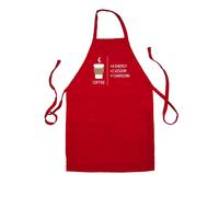 8 Punta Caffè - Unisex Bambini Grembiule - Pixel Rétro Nerdy Geeky RPG