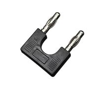 8 pz/4mm Spina A Banana Connettore Elettrico Spina di Cortocircuito Terminale Coppia Adattatore Ponticello Presa Della Linea di Prova Dello Strumento(4Red 4Black)