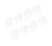 8 pz Anello Porta Braccialetti Espositore for Bracciale Accessori Trasparente Gioielli Braccialetti Organizzatore Trasparente Supporto for Bracciale Portapenne in Legno Display da Polso L'Acrilico Rot