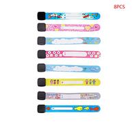 8 pz Bambini Anti-Perso Info Polso Band Riutilizzabile Outdoor Sicuro Festival Feste Riconoscimento Wristband